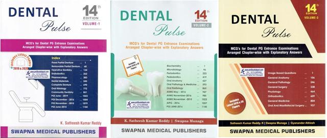Dental Pulse 14th Edition (Set of 3 Volumes) (NEW)