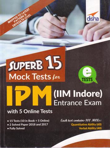 Superb 15 Mock Tests for IPM (IIM Indore) Entrance Exam (NEW)