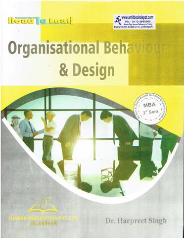 Organisational Behaviour and Design MBA 3rd Sem PTU (NEW)