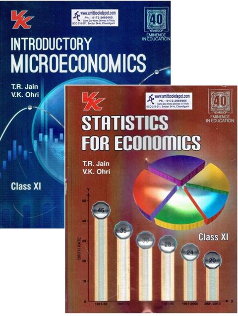 Economics for Class 11th (Set of Two Volumes)