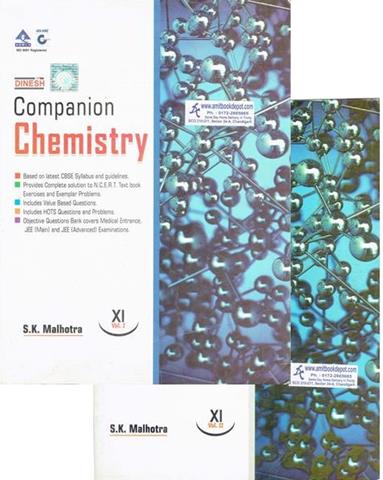 Dinesh Companion Chemistry for Class 11th (Set of Two Volumes)