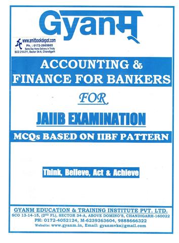 GYANM Accounting and Finance for Bankers for JAIIB Set of 2 (NEW)