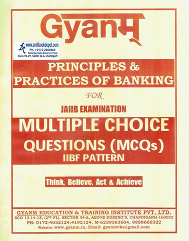 GYANM Principles and Practices of Banking for JAIIB Set of 2 (NEW)