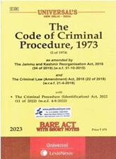 Universal Bare Act The Code of Criminal Procedure 1973