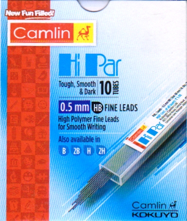 Camlin Hi Par 0.5mm leads Tough, Smooth & Dark