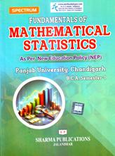 Spectrum Fundamentals of Mathematical Statistics BCA 1st Semester PU Chandigarh
