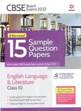iSucceed 15 Sample Question Papers English Language and Literature for Class 10th
