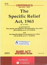 Universal Bare Act The Specific Relief Act 1963
