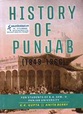 History of Punjab (1849 to 1966) (English) BA 5th Sem PU