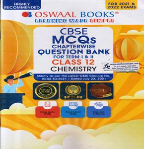 Oswaal CBSE MCQ Chapterwise Question Bank Chemistry for Class 12th