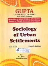 Sociology of Urban Settlements for MA Sociology 2nd Semester PU English Medium