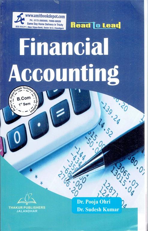 Thakur Financial Accounting BCOM 1st Sem PTU (NEW)