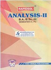 Rapidsol Analysis 2 for BA and BSc 6th Sem PU