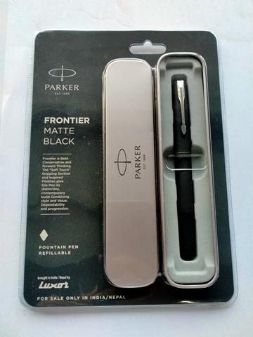 Parker Frontier Matte Black Fountain Pen