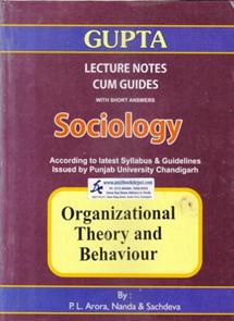 Organizational Theory and Behaviour for MA Sociology 2nd Semester PU Punjabi Medium