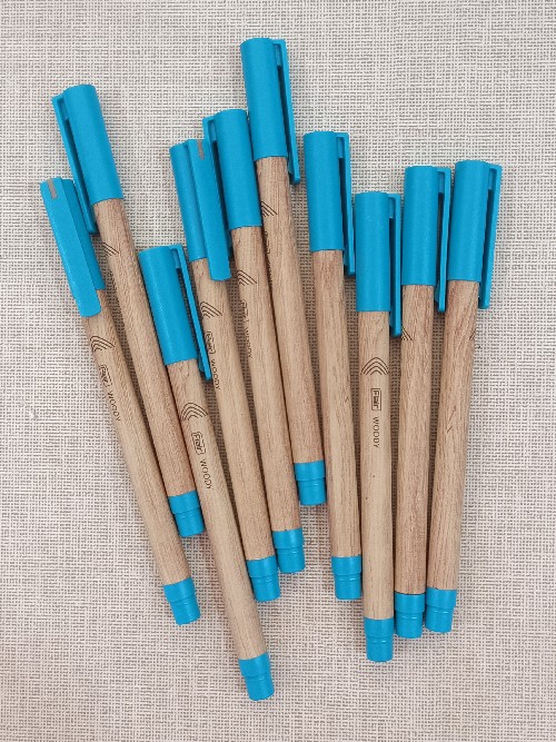 Flair Woody Blue Ball Pen