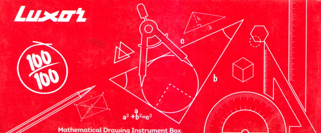 Luxor Mathematical Drawing Instruments Geometry Box